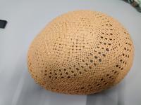 STRAW CLOTH HAT  